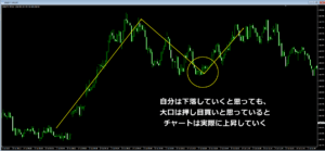 チャートはお金の量で動くチャート図